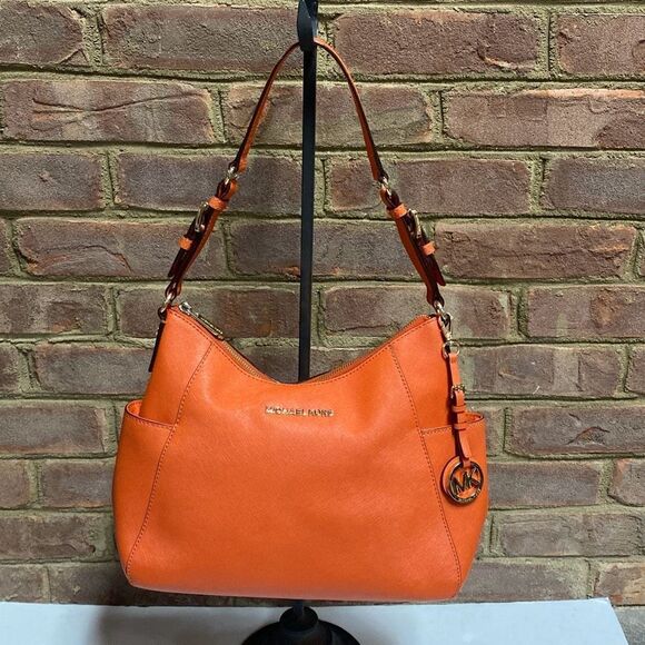 Michael Kors Handbags - Michael Kors Orange Shoulder Bag